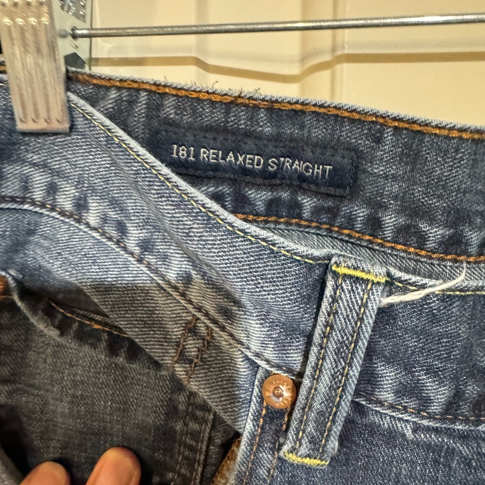 Lucky brand men’s jeans 40x30 faded blue - Picture 3 of 11